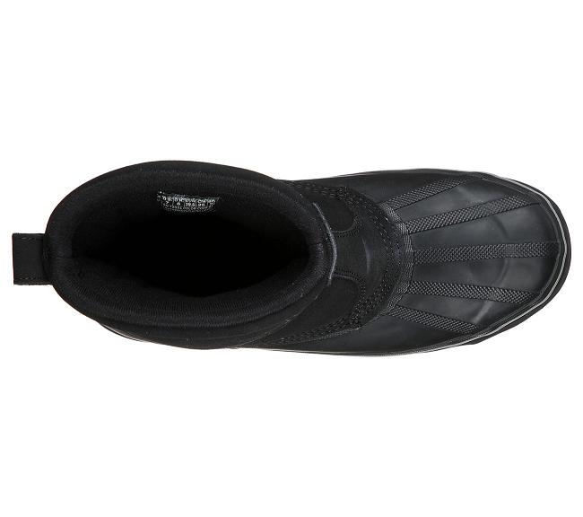 Botas de Invierno Skechers Hombre - Revine Negro QOIYM2648